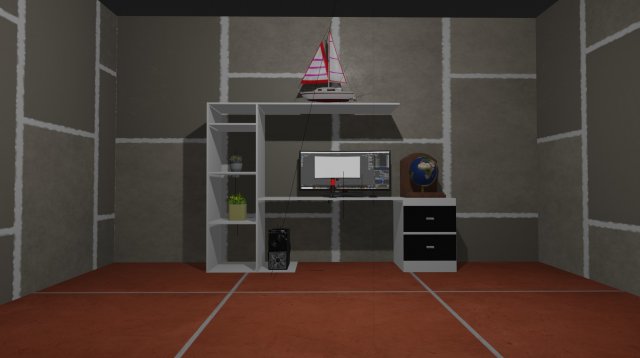 Desktop Model 3D .c4d .max .obj .3ds .fbx .stl .blend 