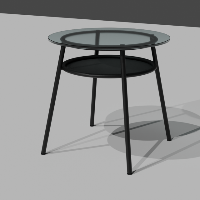 Glass table 3D 模型 .c4d .max .obj .3ds .fbx .stl .blend 