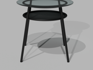 Glass table 3D 模型