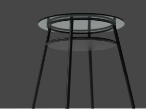 Glass table 3D Model