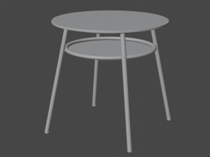 Glass table 3D 模型