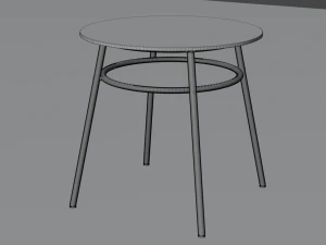 Glass table 3D Model