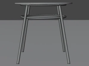 Glass table 3D Model