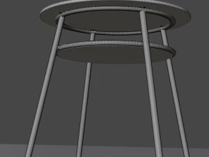 Glass table 3D Model