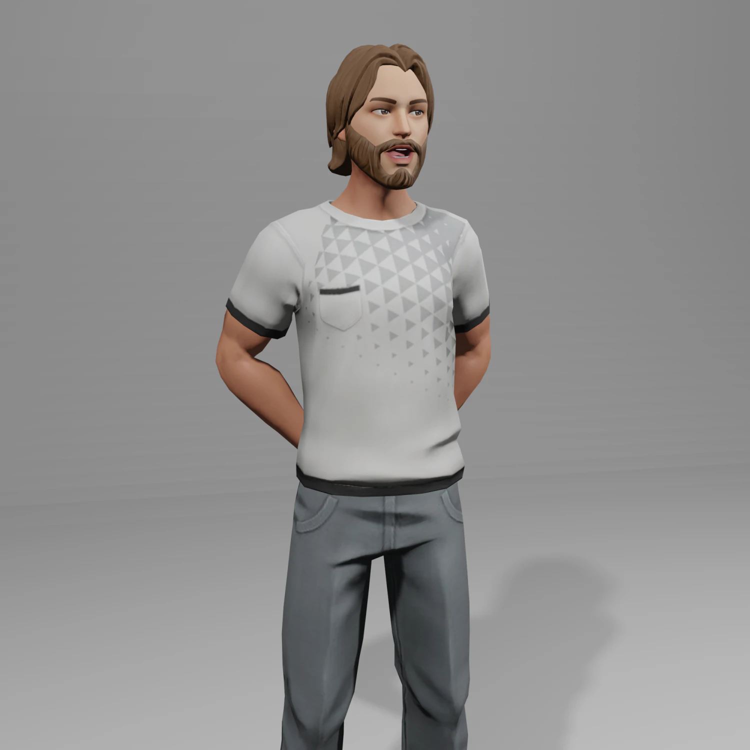 Man 3D Model .c4d .max .obj .3ds .fbx .stl .blend 