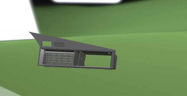 Deflector sail mersedes 190 190 3D Модель .c4d .max .obj .3ds .fbx .stl .blend 