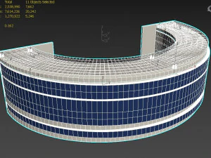 Receptions Table 3D Model