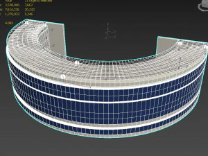Receptions Table 3D Model