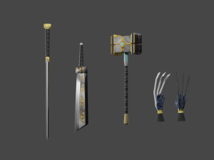 WeaponPack Modello 3D