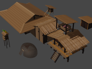 HousePack 3D Model