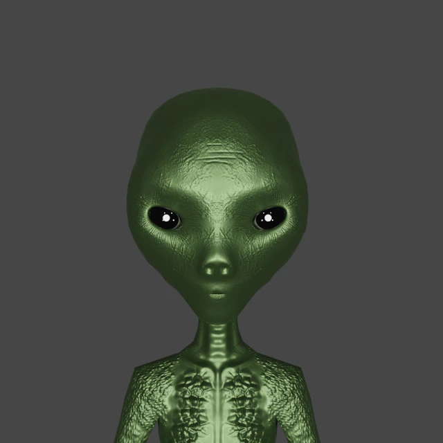 外星人 3D 模型 .c4d .max .obj .3ds .fbx .stl .blend