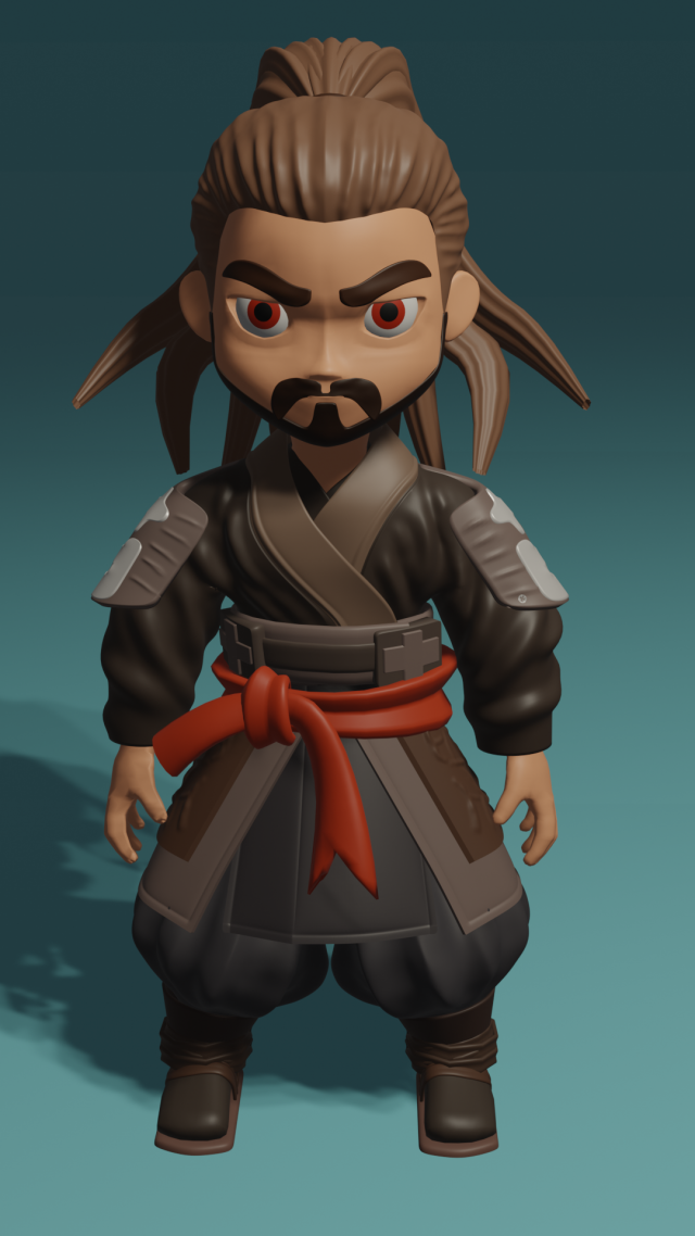 3DRoyalSamurai Modelo 3D .c4d .max .obj .3ds .fbx .stl .blend 