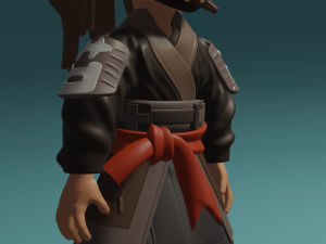 3DRoyalSamurai Modelo 3D