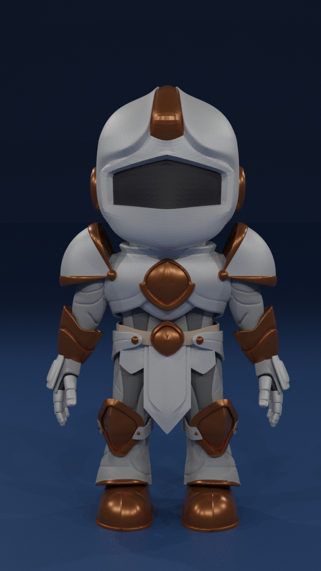 3dRoyalKnight 3D Model .c4d .max .obj .3ds .fbx .stl .blend 