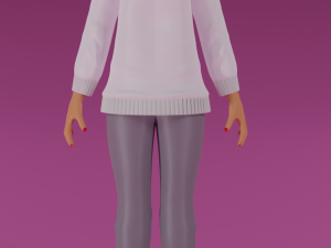 3dPixar girl 3D 模型