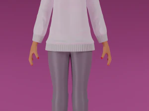 Garota 3dPixar Modelo 3D