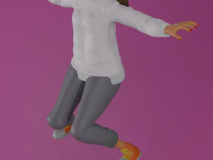 3dPixar girl 3D Model