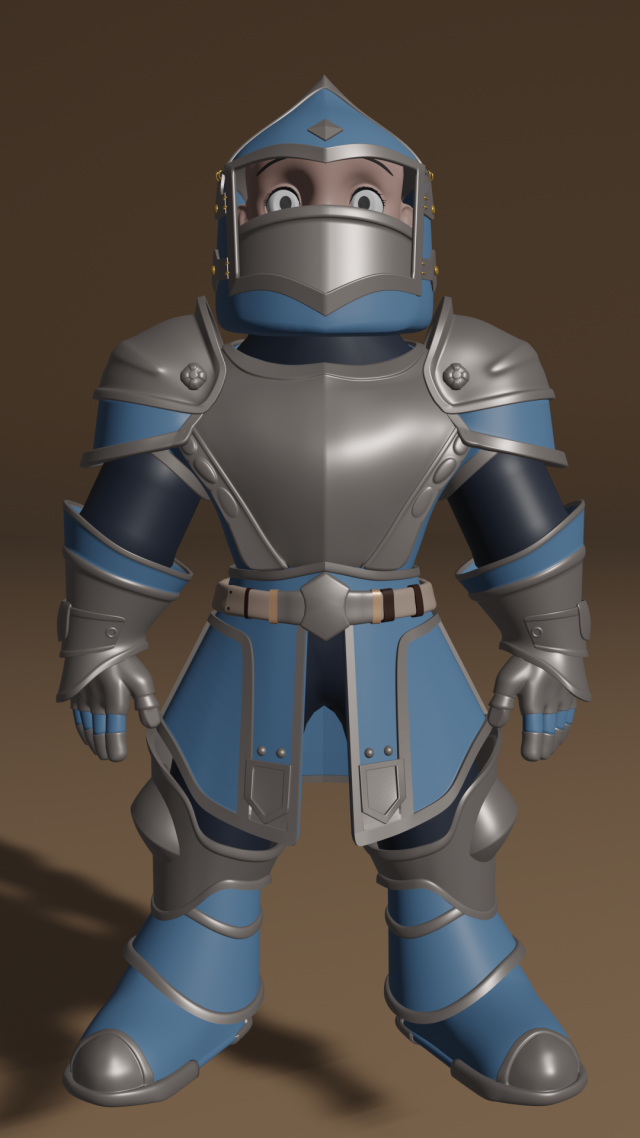 3dKnightRoyal Model 3D .c4d .max .obj .3ds .fbx .stl .blend 