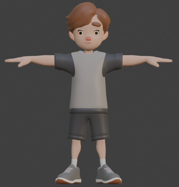 Litle Boy 3D 모델 .c4d .max .obj .3ds .fbx .stl .blend
