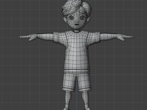 리틀보이 3D 모델