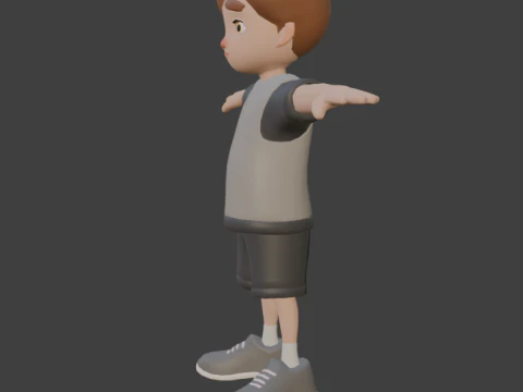 리틀보이 3D 모델