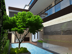 Modern Swimming Pool 3D Visualization 3D Swimming Pool Design CG Textures