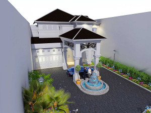 Modern Classic House 3D Visualization Lumion Classic House 3D Facade Design Concept 3D Landscape CG Texturen