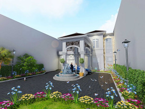 Modern Classic House 3D Visualization Lumion Classic House 3D Facade Design Concept 3D Landscape CG Texturen