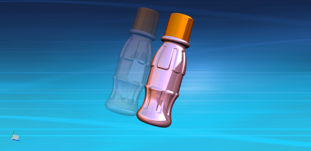 Bottal Pen 3D Model .c4d .max .obj .3ds .fbx .stl .blend 