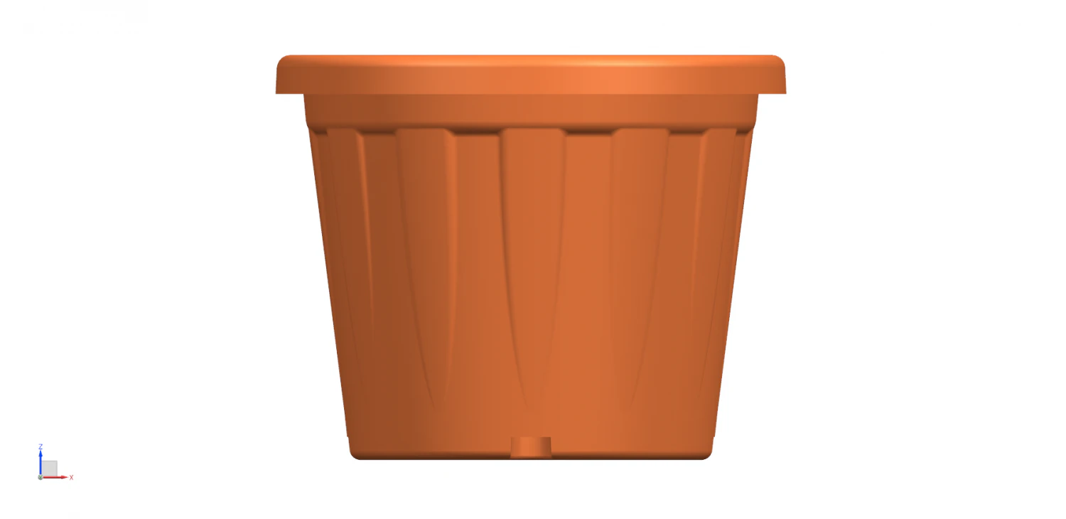 Flower Ghamla Pot 3D Model .c4d .max .obj .3ds .fbx .stl .blend