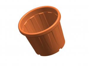 Flower Ghamla Pot 3D मॉडल