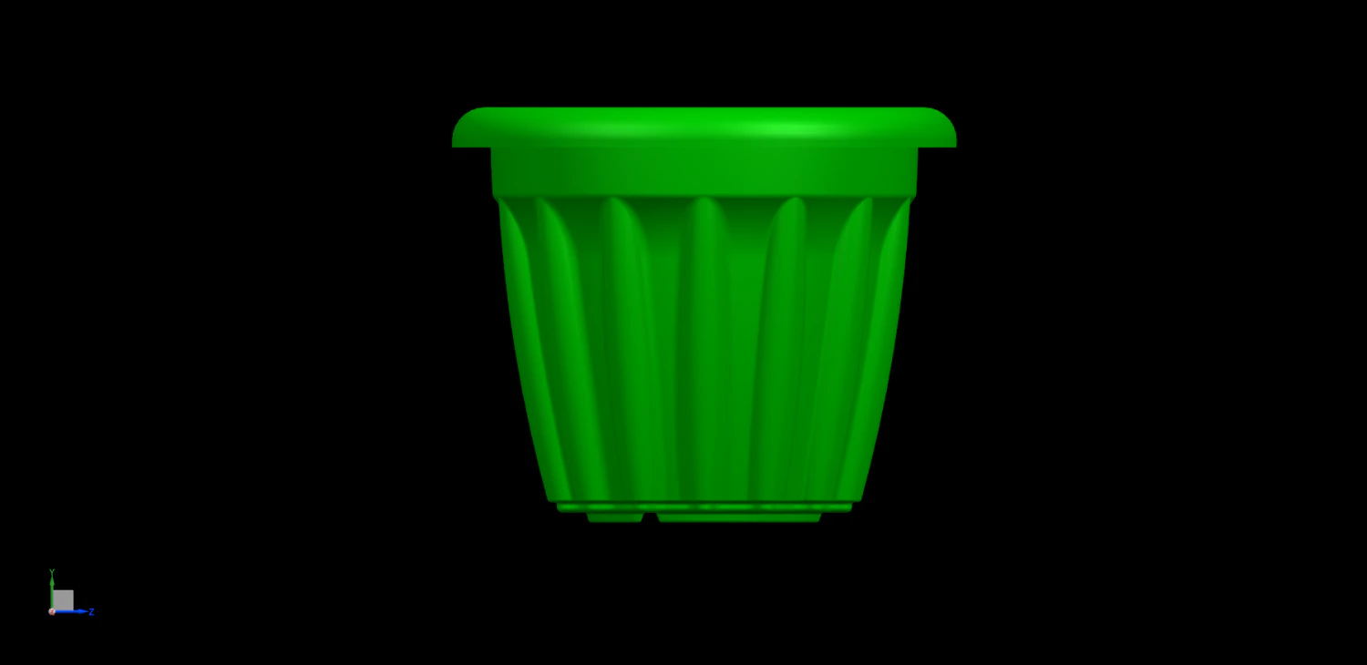 Flower Ghamla Pot 3D Model .c4d .max .obj .3ds .fbx .stl .blend 