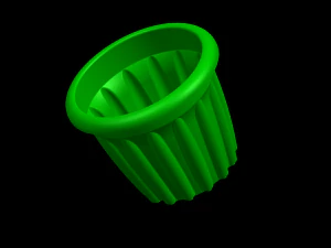 Flower Ghamla Pot 3D Model