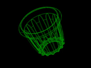 Flower Ghamla Pot 3D Model