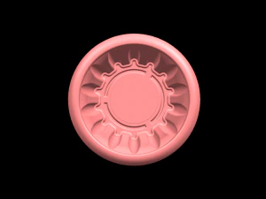 Flower Ghamla Pot 3D Model