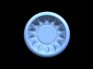 Flower Ghamla Pot 3D Model