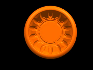 Flower Ghamla Pot 3D Model