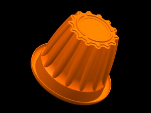 Flower Ghamla Pot 3D Model