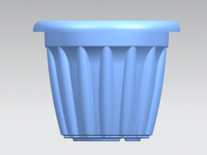 Flower Ghamla Pot Modèle 3D