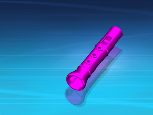 Flute 3Dモデル