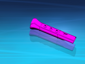 Flute 3Dモデル