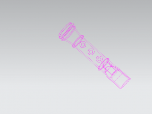 Flute 3Dモデル