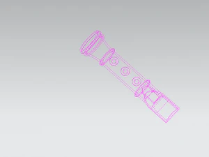Flute 3D Model