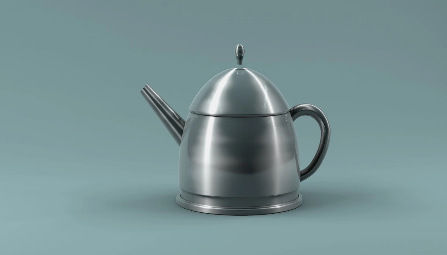 Teapot 3D Model .c4d .max .obj .3ds .fbx .stl .blend 