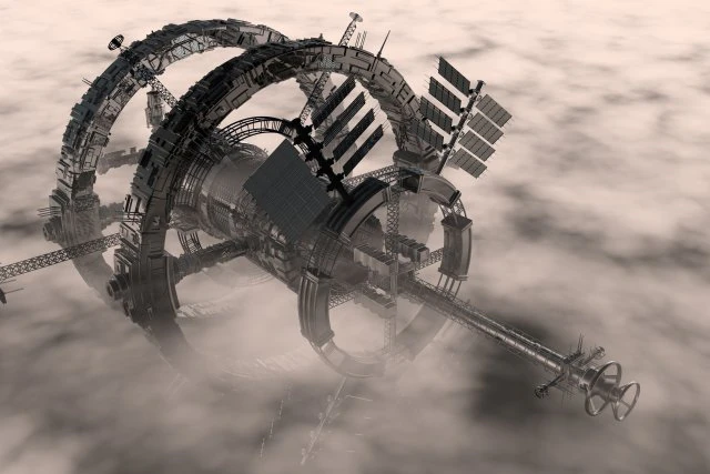 Ruimteschip 3D Model .c4d .max .obj .3ds .fbx .stl .blend