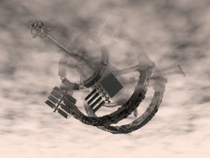 Ruimteschip 3D Model