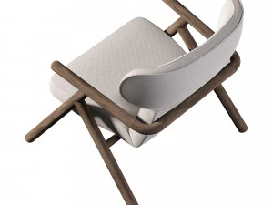 Sole Scandinavian Styled Armchair 3D Model