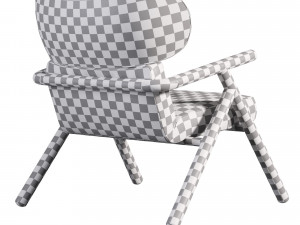 Sole Scandinavian Styled Armchair 3Dモデル