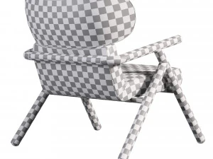Sole Scandinavian Styled Armchair 3D Model