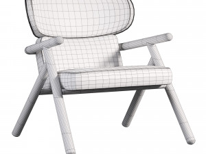 Sole Scandinavian Styled Armchair 3Dモデル